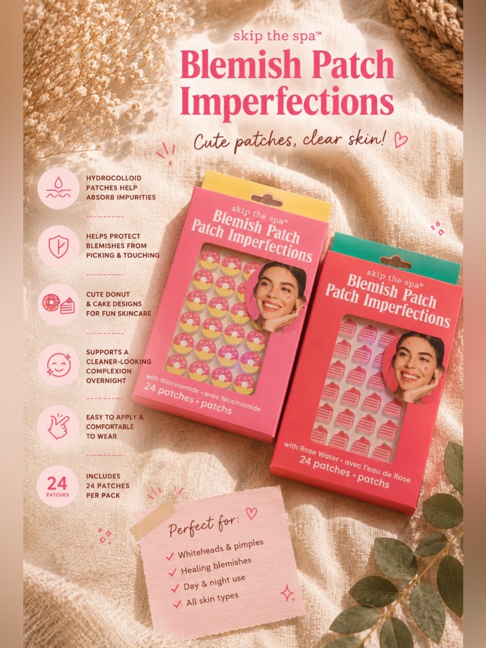 skip the spa Blemish Patch Imperfections - 2 Bundle